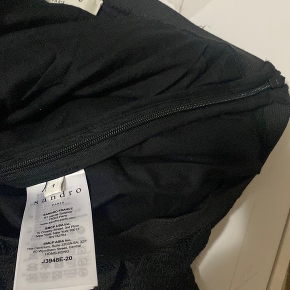 SANDRO Black Janice Skater skirt - Picture 5 of 8